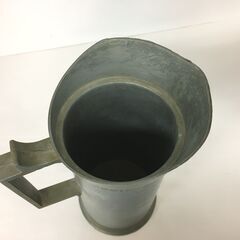 JME028K) ★大特価★ヨーロッパ雑貨 ピューター風 ポット/水差し アンティーク小物 重量994g/材質不明 中古品の画像