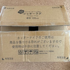 緑シャギーラグの画像