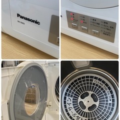 Panasonic 除湿形電気衣類乾燥機 NH-D603 2024年 6.0kg パナソニック 乾燥機 へこみあり 札幌市東区中沼町の画像