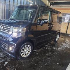 旭川発☆H.24.HONDA NBOX! ☆Custom☆人気の黒!4WD!検8.9月!即乗り出し!格安!!早い者勝ち!!の画像