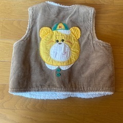 ポンチョ　ベスト　ベビー服　赤ちゃん　ベビー　キッズ　冬　かわいい　おしゃれの画像