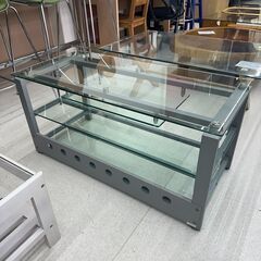 店頭引き渡し 中古 ガラステレビ台 家具の画像