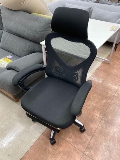 快適 ワークチェア 椅子 ヘッドレスト フットレスト オフィスチェア OAチェア 回転チェア ゲーミングチェア ハイバックチェア1675