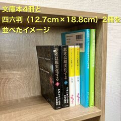 【新品／未組立品】横幅60cmワイド薄型カラーボックス ２個セット アッシュホワイト 木目調白 4段 本棚 収納棚 オープンラックの画像