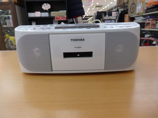 41/702 東芝 CDラジカセ 2018年製 TY-CDH7【モノ市場知立店】