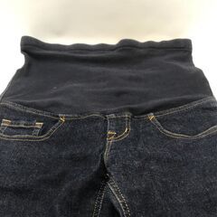 無印　マタニティデニムパンツ デニムブルー Sサイズの画像