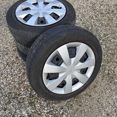 お譲り先決まりました！YOKOHAMA155/65R14　鉄っちんホイールの画像