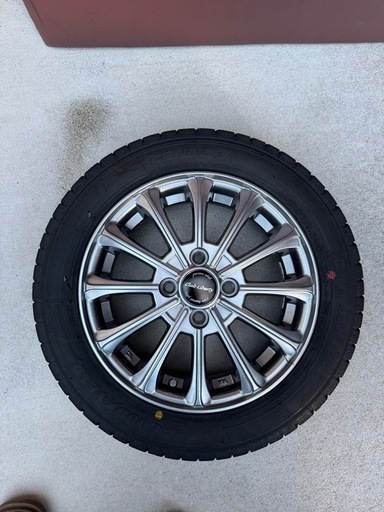 155/65R14　N boxスタッドレス、ホイールセット