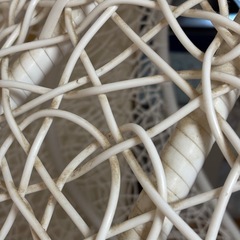 ハンギングチェア白色の画像