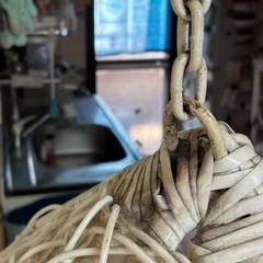 ハンギングチェア白色の画像