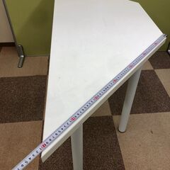 コーナー机／デスク　白の画像