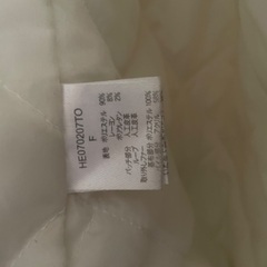 ヘザー　ダッフルコート　白　ホワイトの画像