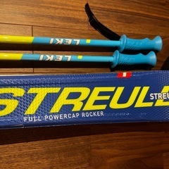 スキーセット　ジュニア　スキー板　ストックの画像