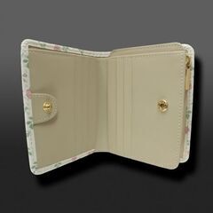 浅草文庫 二つ折りファスナー財布　ピーターラビット (フレンズ)◆牛革100％ 姫路産 文庫革 播州姫路 なめし■天然革 姫路革の画像