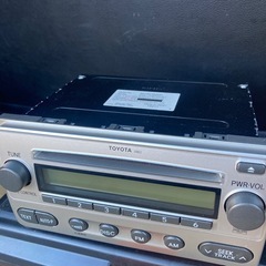 トヨタ　純正　オーディオ　ラジオ　CD