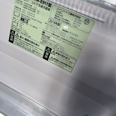 R♪ TWINBIRD ツインバード HR-E911W ノンフロン 2ドア冷凍冷蔵庫 110L ホワイト 霜取り不要 2018年の画像