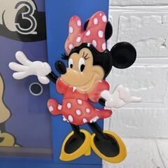ディズニー　壁掛け時計 46.5×46.5cm 色ヤケあり 欠陥あり ジャンク品 (説明文必読) ☆札幌市 白石店の画像
