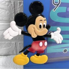 ディズニー　壁掛け時計 46.5×46.5cm 色ヤケあり 欠陥あり ジャンク品 (説明文必読) ☆札幌市 白石店の画像