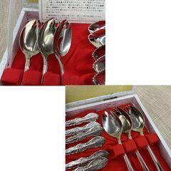 カトラリー 3セット 18本 スプーン デザート 銀メッキ  丸井今井 札幌市手稲区の画像