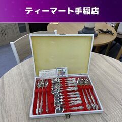 カトラリー 3セット 18本 スプーン デザート 銀メッキ  丸...