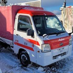 赤帽サンバー　平成22年式　SC無し　幌付き　5MT
