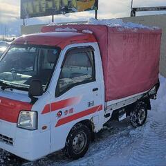 赤帽サンバー　平成22年式　SC無し　幌付き　5MTの画像
