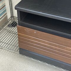 店頭引渡し 中古 テレビ台 木製 ブラウン ブラック 家具の画像