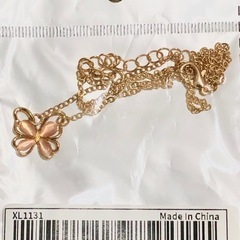 【新品未開封】蝶々モチーフネックレス
