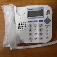 (新品未使用品)SANYO サンヨー コードレス留守番電話機 子機1台付き TEL-F4 0220-018の画像
