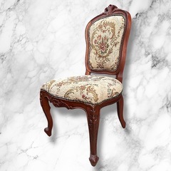 ロココ調 ダイニングチェア4脚セット 猫足 ヴィンテージ