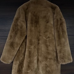 ZARA ザラ　 テディベア フェイクファー コート　ブラウンの画像