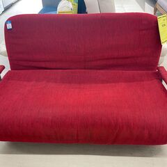 【ジモティ来店特価!!】パイプソファーベッド　レッド　J-250...
