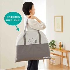 西川　スヌーピー  コンパクトベッド　ベビーベッド
の画像