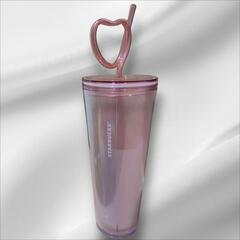 未使用 スタバ バレンタイン2025 コールドカップタンブラー710ml 猫の画像