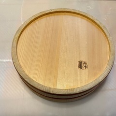 未使用　すし 飯台  木曽さわらの画像