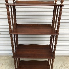 【ヴィンテージ・レトロ家具】4段本棚