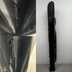 【ジ396】がまかつ Gamakatsu ワイドストレート ロッドケース 黒 185cm（ma）の画像