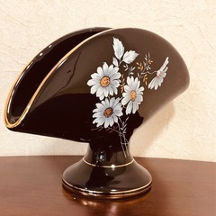 和のような外国の花瓶　24金　小さめ