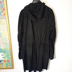 Pretty Green プリティーグリーン スウェード レザー コート 本革の画像