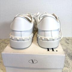 ヴァレンティノ ロックスタッズ メンズ スニーカー 白 ホワイト 45 30cmの画像