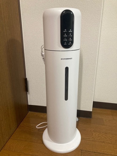ほぼ未使用】タワー型加湿器 9Lまで対応