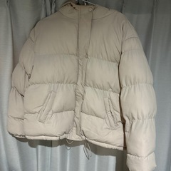 【お値下げ中】ダウンジャケット ピンクベージュ フリーサイズ