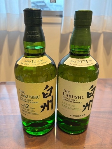 サントリー　白州　12年　セット