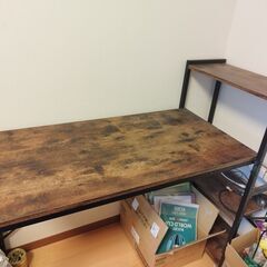 ラック付きデスク　オフィスデスク