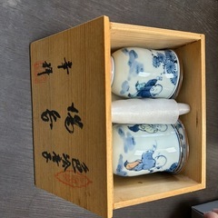 蓋付き湯呑み（ペア）の画像