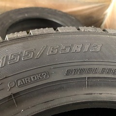 155/65-13 スタッドレス4本セット未使用の画像