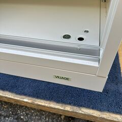 ☀️  美品　オカムラ　引き違い書庫 8VS163 Z924、ベース 8VSBZZ Z924 / Village ビラージュ / 引戸 スチール製 キャビネット 書類棚 書棚 オフィス 事務機器 会社 事務所 収納の画像