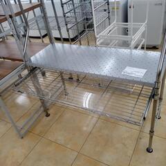 ★ジモティ割あり★  スチールラック シルバー H190×D45×W120 クリーニング済み OJ8074の画像