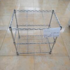 ★ジモティ割あり★  スチールラック シルバー H47×D30×W44 クリーニング済み OJ8077の画像