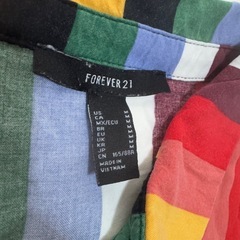 🌼美品　Forever21 柄シャツ　M　の画像